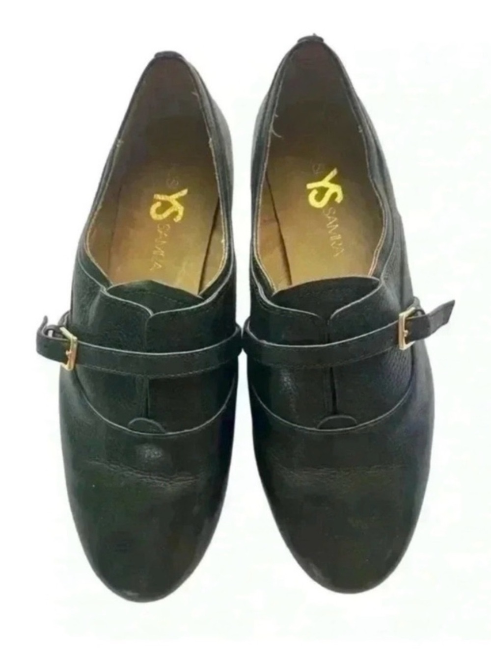Yosi Samra Pointy Flats with Gold Buckle
Size 6 - Picture 2 of 10
